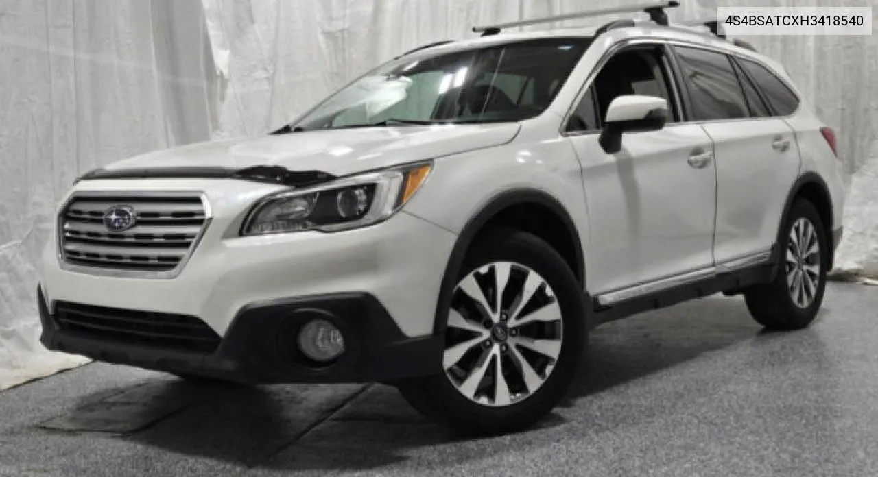 2017 Subaru Outback Touring VIN: 4S4BSATCXH3418540 Lot: 75369364