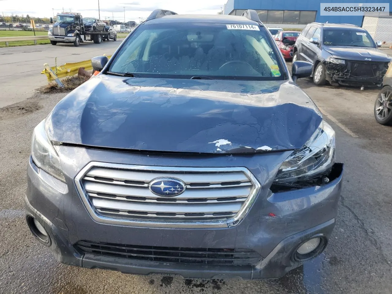 2017 Subaru Outback 2.5I Premium VIN: 4S4BSACC5H3323447 Lot: 76107114