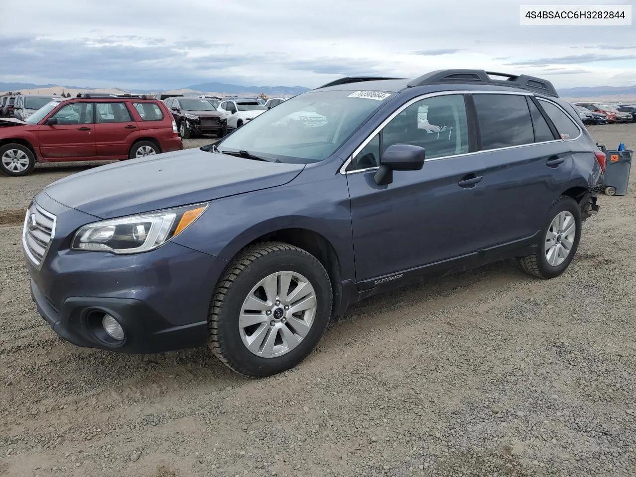 2017 Subaru Outback 2.5I Premium VIN: 4S4BSACC6H3282844 Lot: 76390664