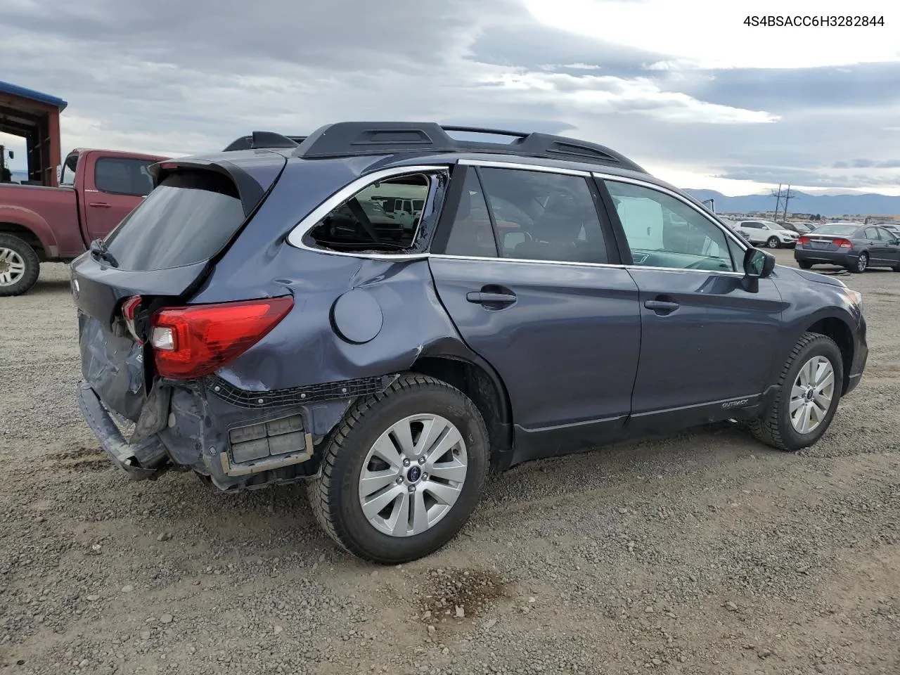 2017 Subaru Outback 2.5I Premium VIN: 4S4BSACC6H3282844 Lot: 76390664