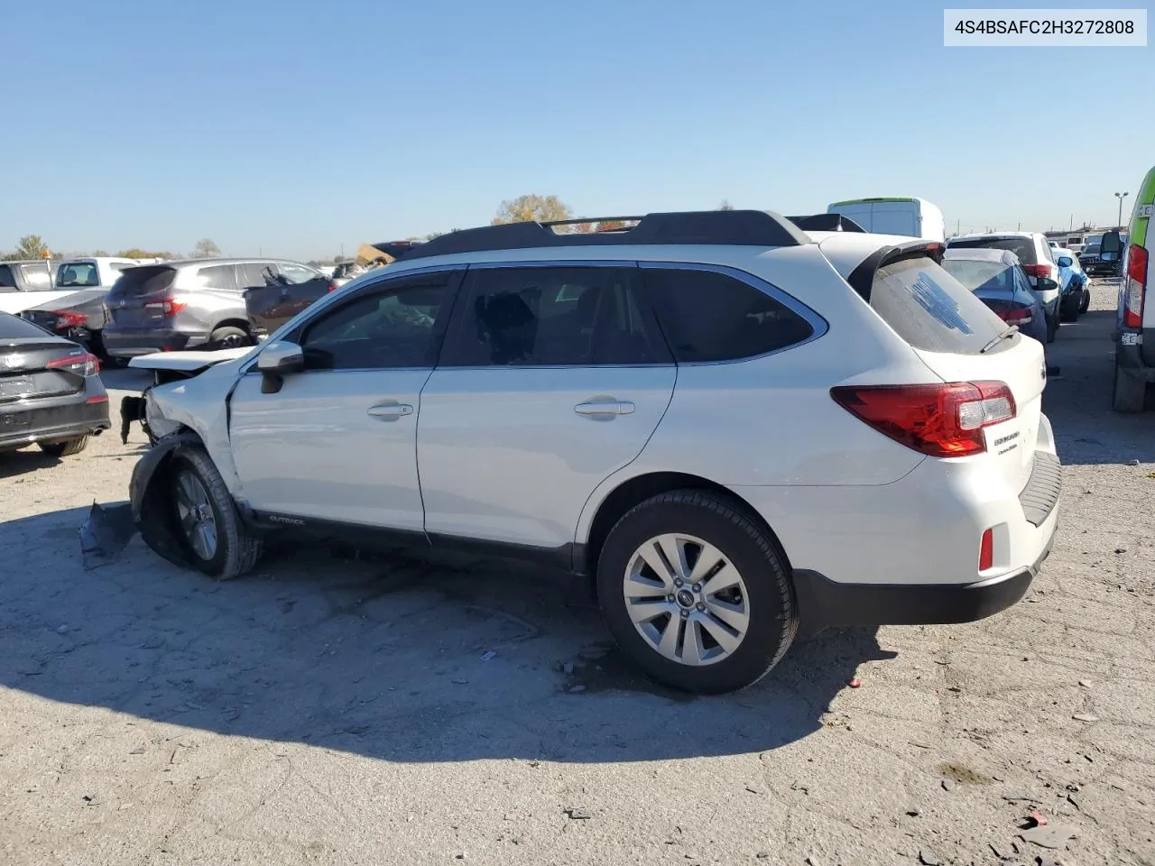 2017 Subaru Outback 2.5I Premium VIN: 4S4BSAFC2H3272808 Lot: 76510174