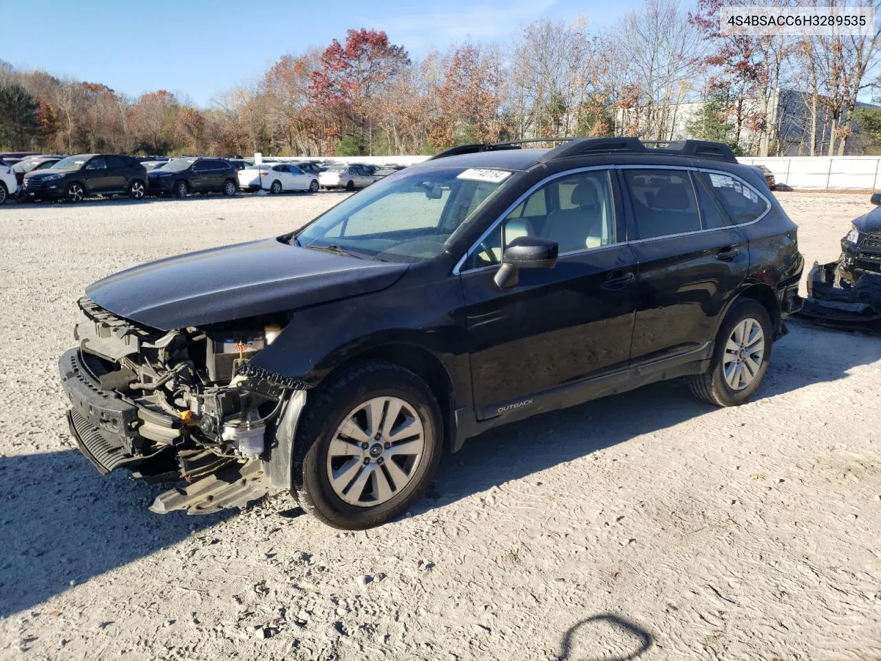 2017 Subaru Outback 2.5I Premium VIN: 4S4BSACC6H3289535 Lot: 77140154