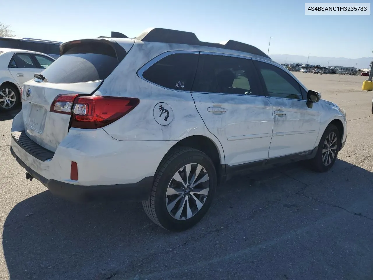 2017 Subaru Outback 2.5I Limited VIN: 4S4BSANC1H3235783 Lot: 77460054