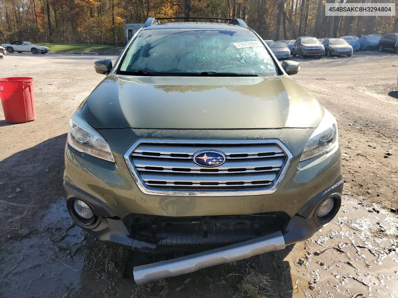 4S4BSAKC8H3294804 2017 Subaru Outback 2.5I Limited