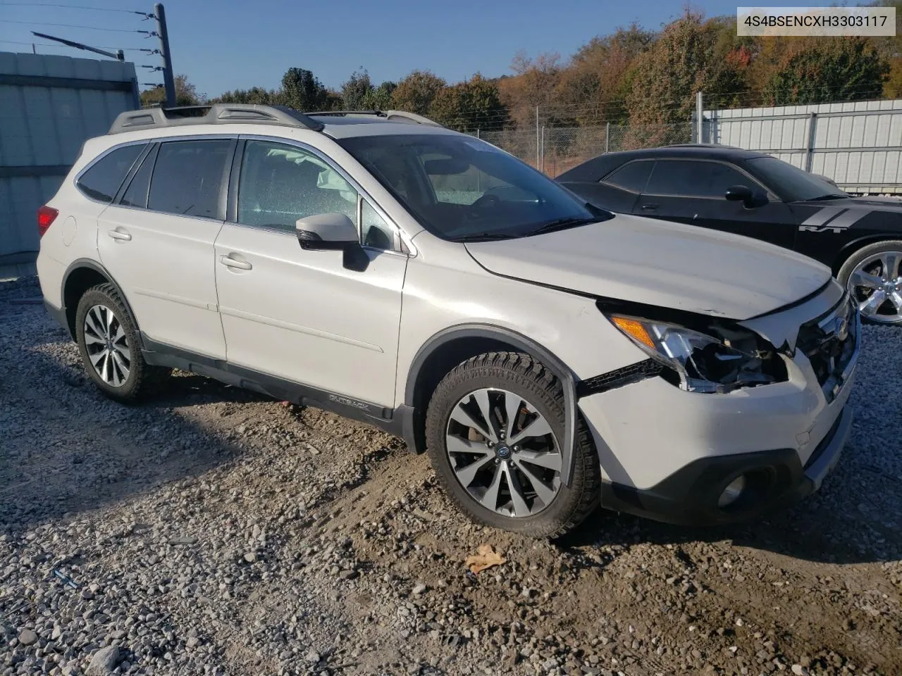 2017 Subaru Outback 3.6R Limited VIN: 4S4BSENCXH3303117 Lot: 77645874