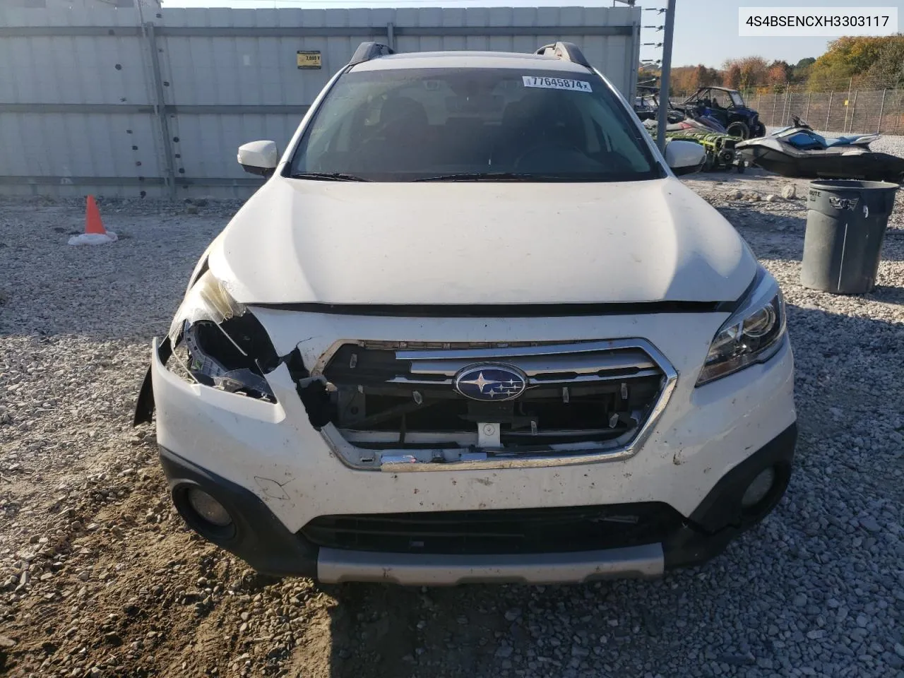 2017 Subaru Outback 3.6R Limited VIN: 4S4BSENCXH3303117 Lot: 77645874