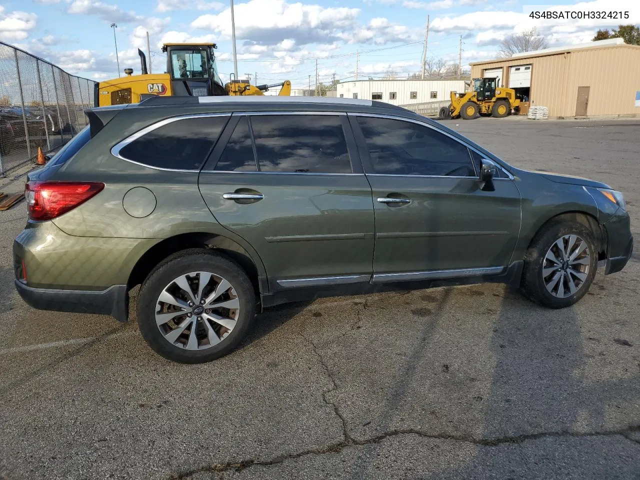 2017 Subaru Outback Touring VIN: 4S4BSATC0H3324215 Lot: 77814384