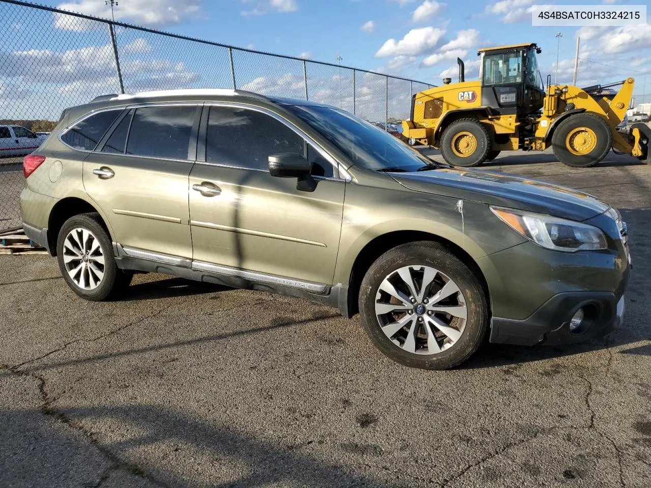 2017 Subaru Outback Touring VIN: 4S4BSATC0H3324215 Lot: 77814384