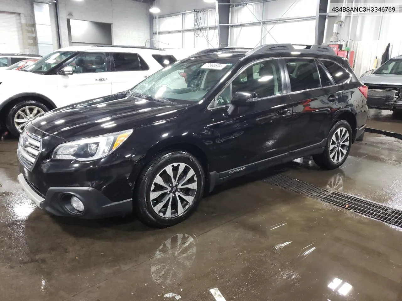 2017 Subaru Outback 2.5I Limited VIN: 4S4BSANC3H3346769 Lot: 77890694