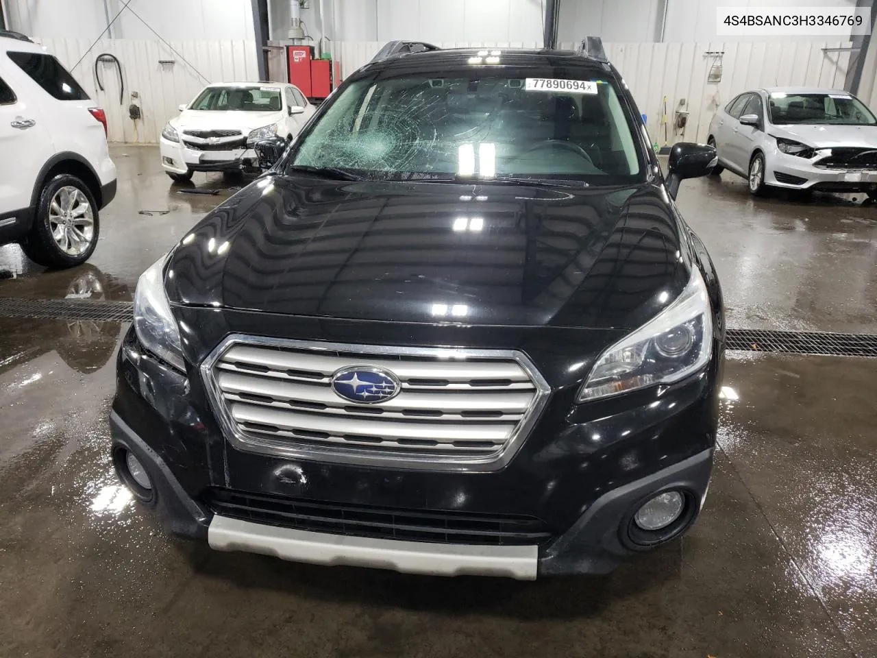 2017 Subaru Outback 2.5I Limited VIN: 4S4BSANC3H3346769 Lot: 77890694