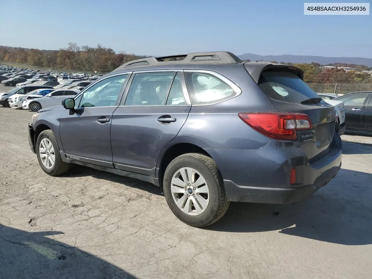 2017 Subaru Outback 2.5I VIN: 4S4BSAACXH3254936 Lot: 78156934