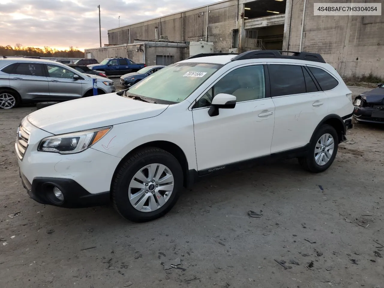 2017 Subaru Outback 2.5I Premium VIN: 4S4BSAFC7H3304054 Lot: 78261584