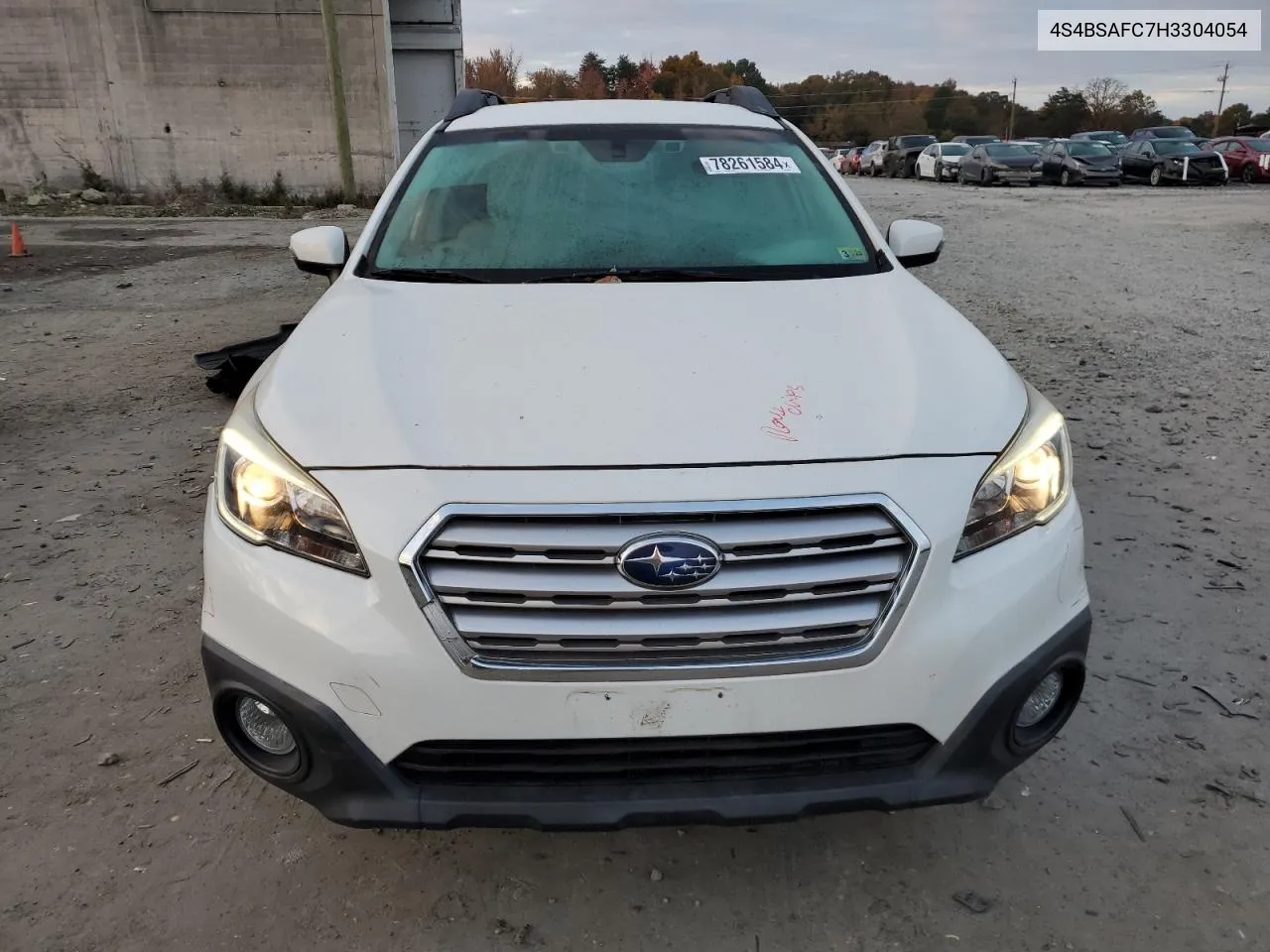 2017 Subaru Outback 2.5I Premium VIN: 4S4BSAFC7H3304054 Lot: 78261584