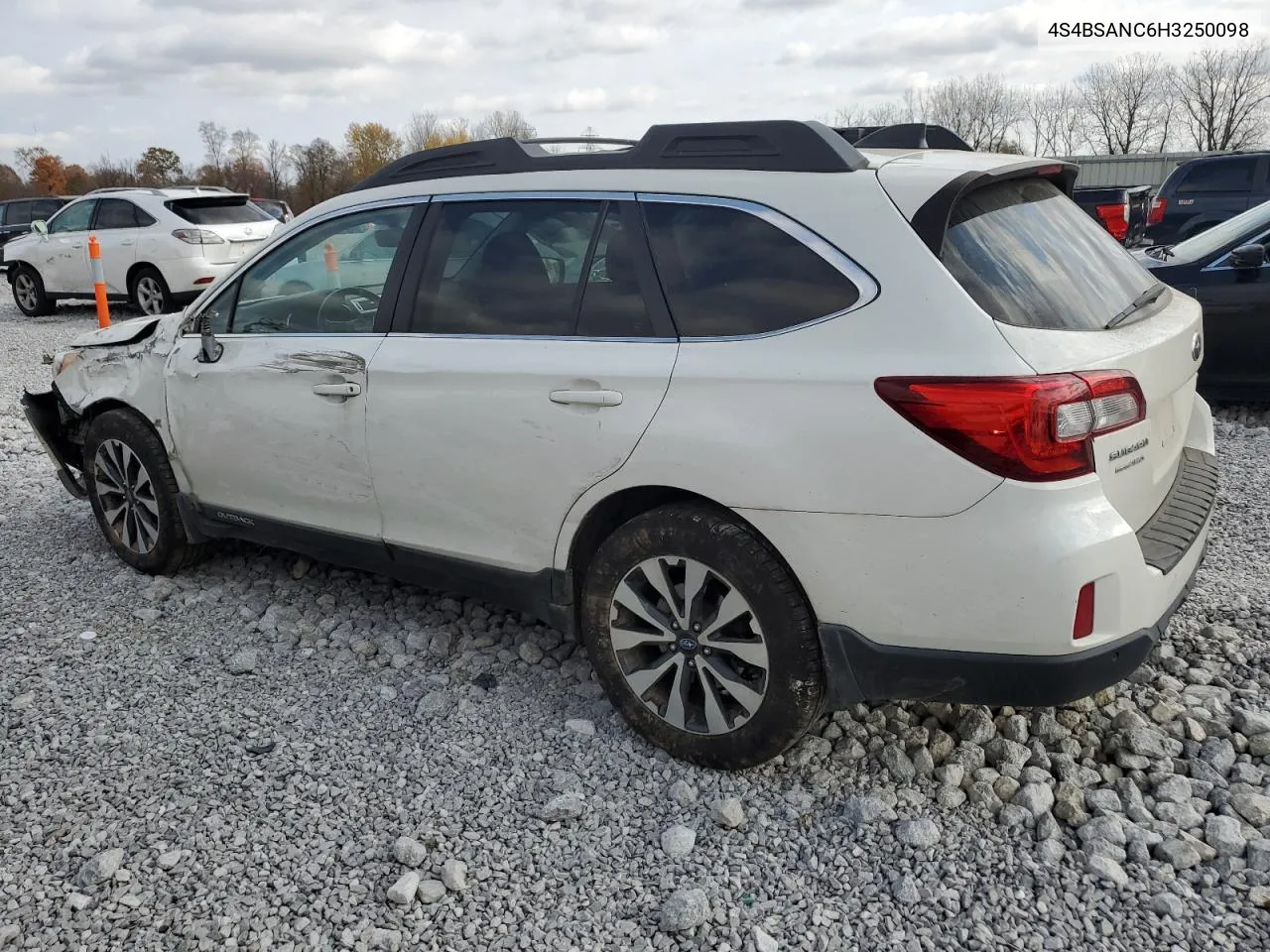 2017 Subaru Outback 2.5I Limited VIN: 4S4BSANC6H3250098 Lot: 78479964