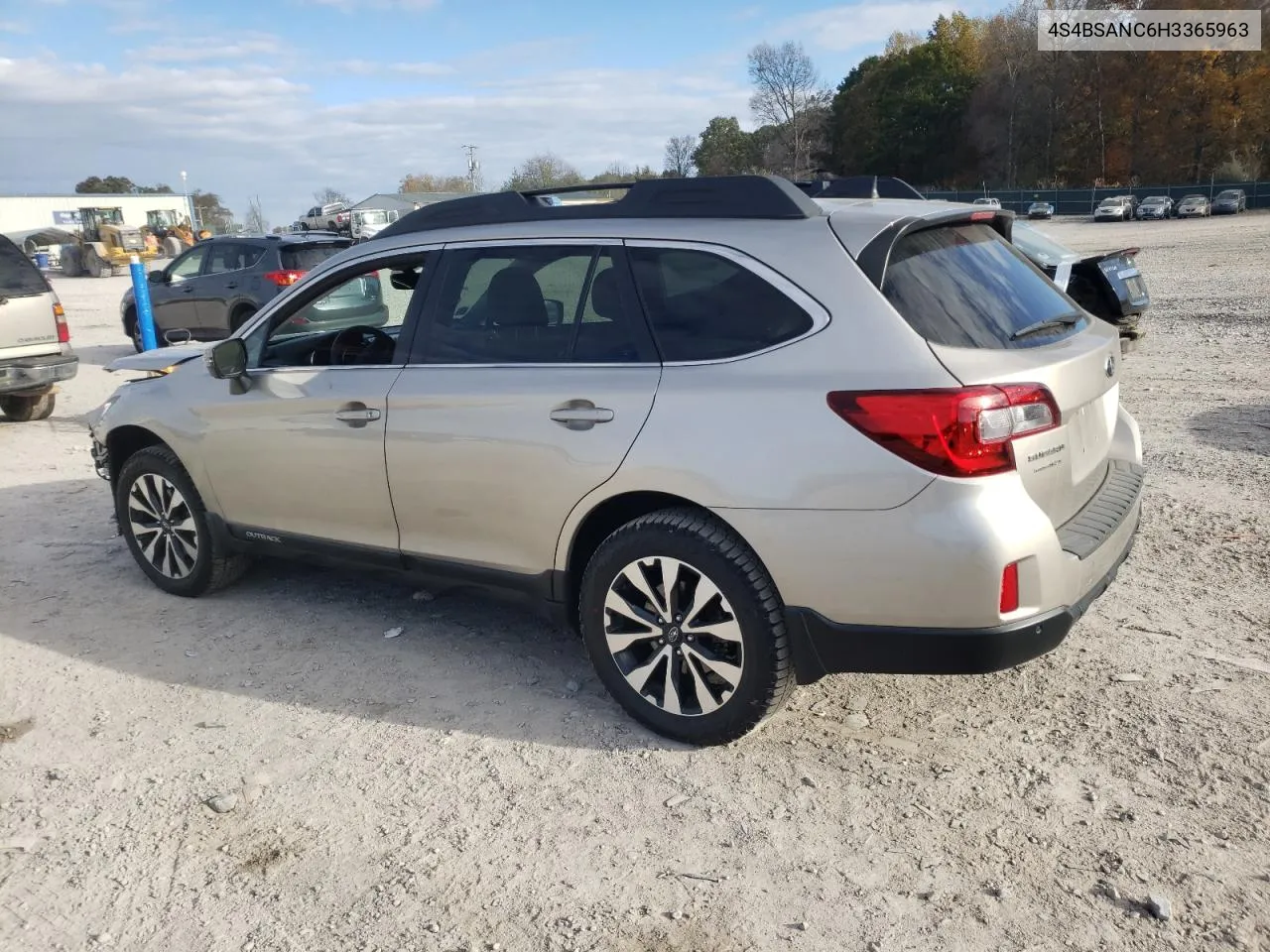 2017 Subaru Outback 2.5I Limited VIN: 4S4BSANC6H3365963 Lot: 78585684