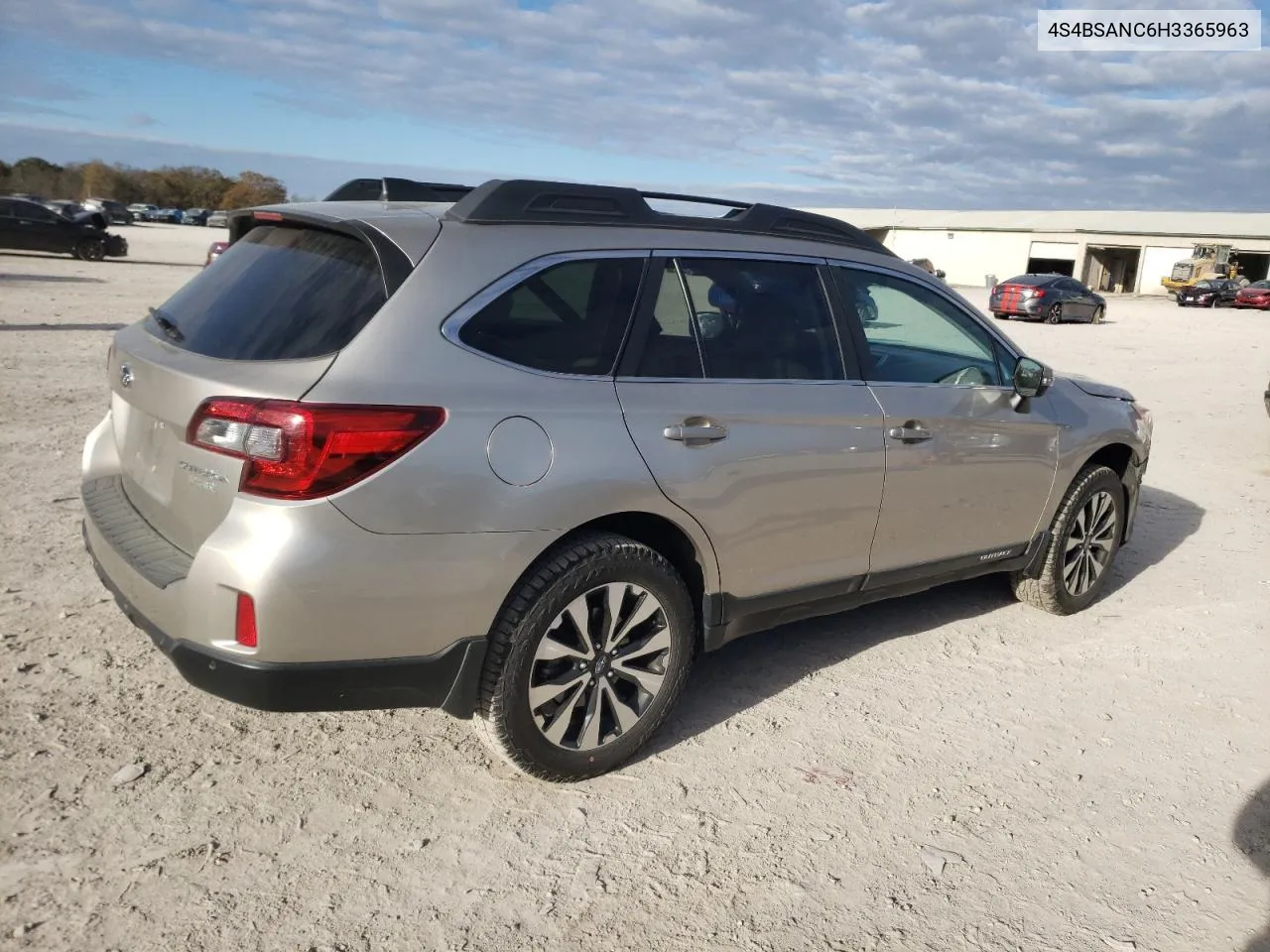 2017 Subaru Outback 2.5I Limited VIN: 4S4BSANC6H3365963 Lot: 78585684