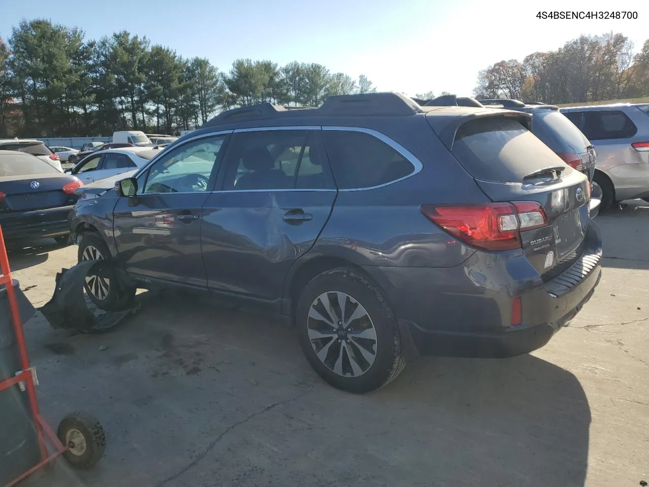 2017 Subaru Outback 3.6R Limited VIN: 4S4BSENC4H3248700 Lot: 78882854