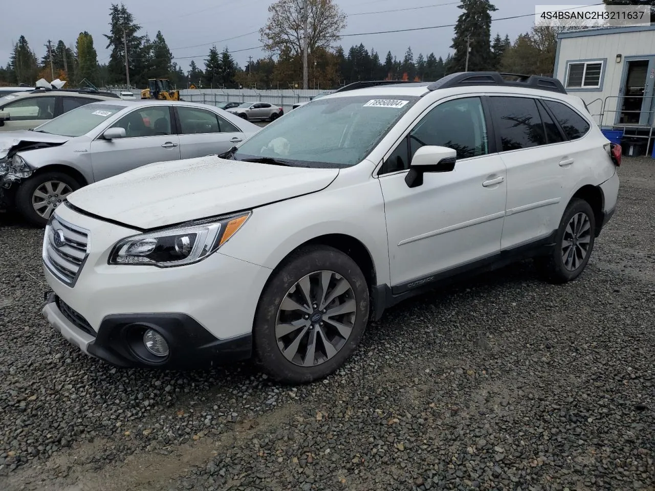 2017 Subaru Outback 2.5I Limited VIN: 4S4BSANC2H3211637 Lot: 78950004