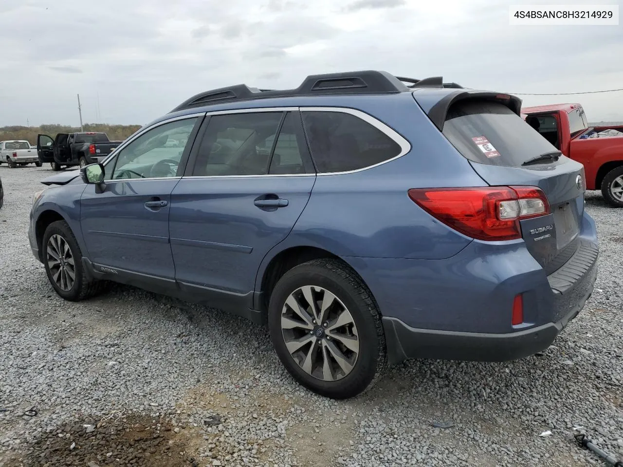 2017 Subaru Outback 2.5I Limited VIN: 4S4BSANC8H3214929 Lot: 79017994