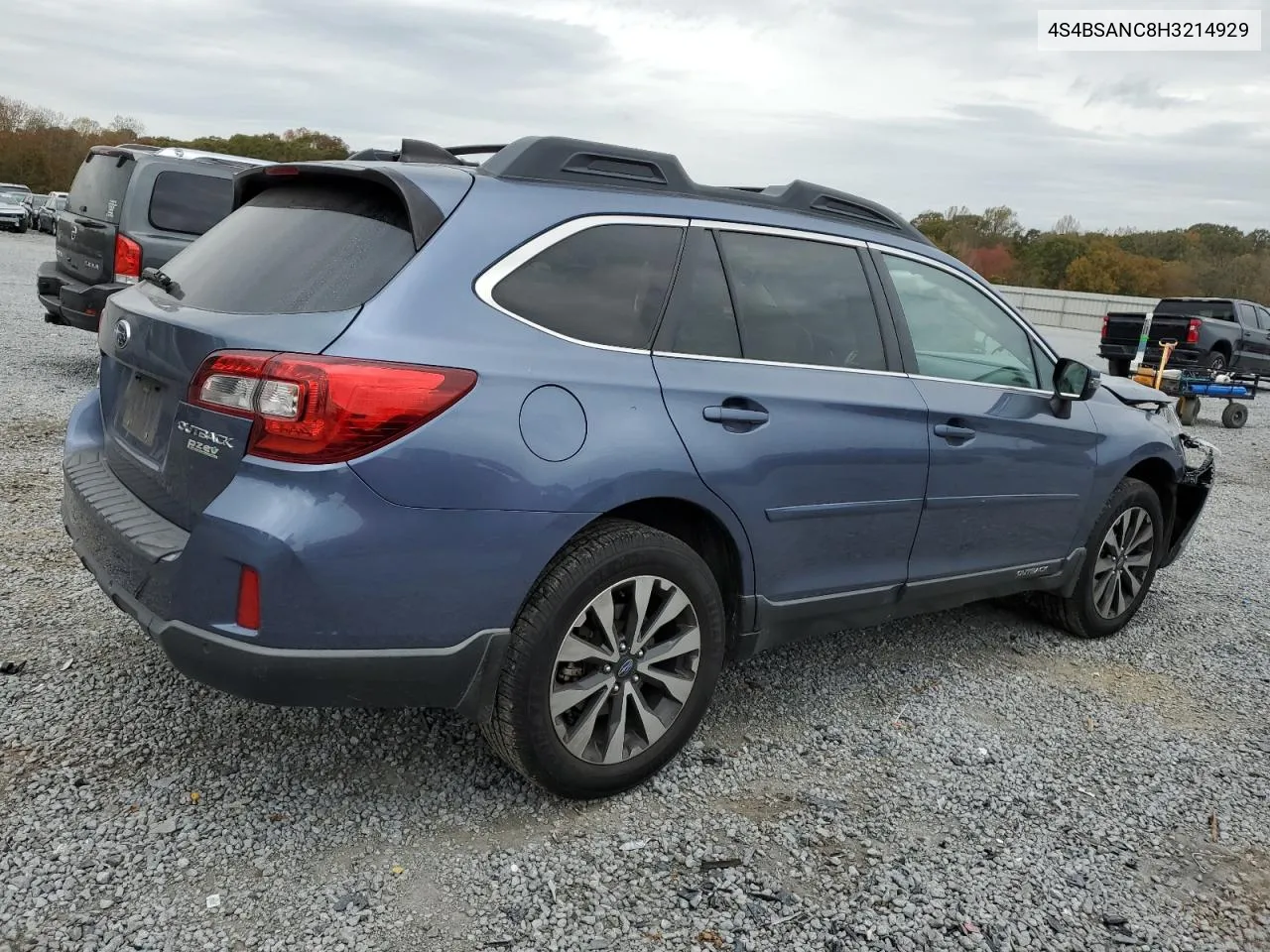 2017 Subaru Outback 2.5I Limited VIN: 4S4BSANC8H3214929 Lot: 79017994