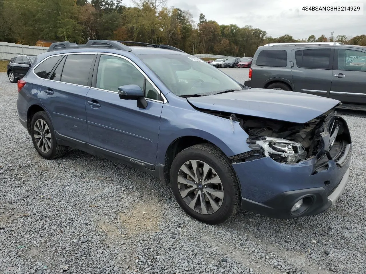 2017 Subaru Outback 2.5I Limited VIN: 4S4BSANC8H3214929 Lot: 79017994