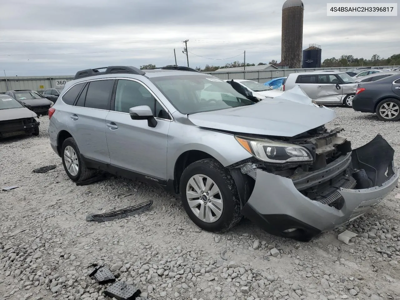 2017 Subaru Outback 2.5I Premium VIN: 4S4BSAHC2H3396817 Lot: 79036314