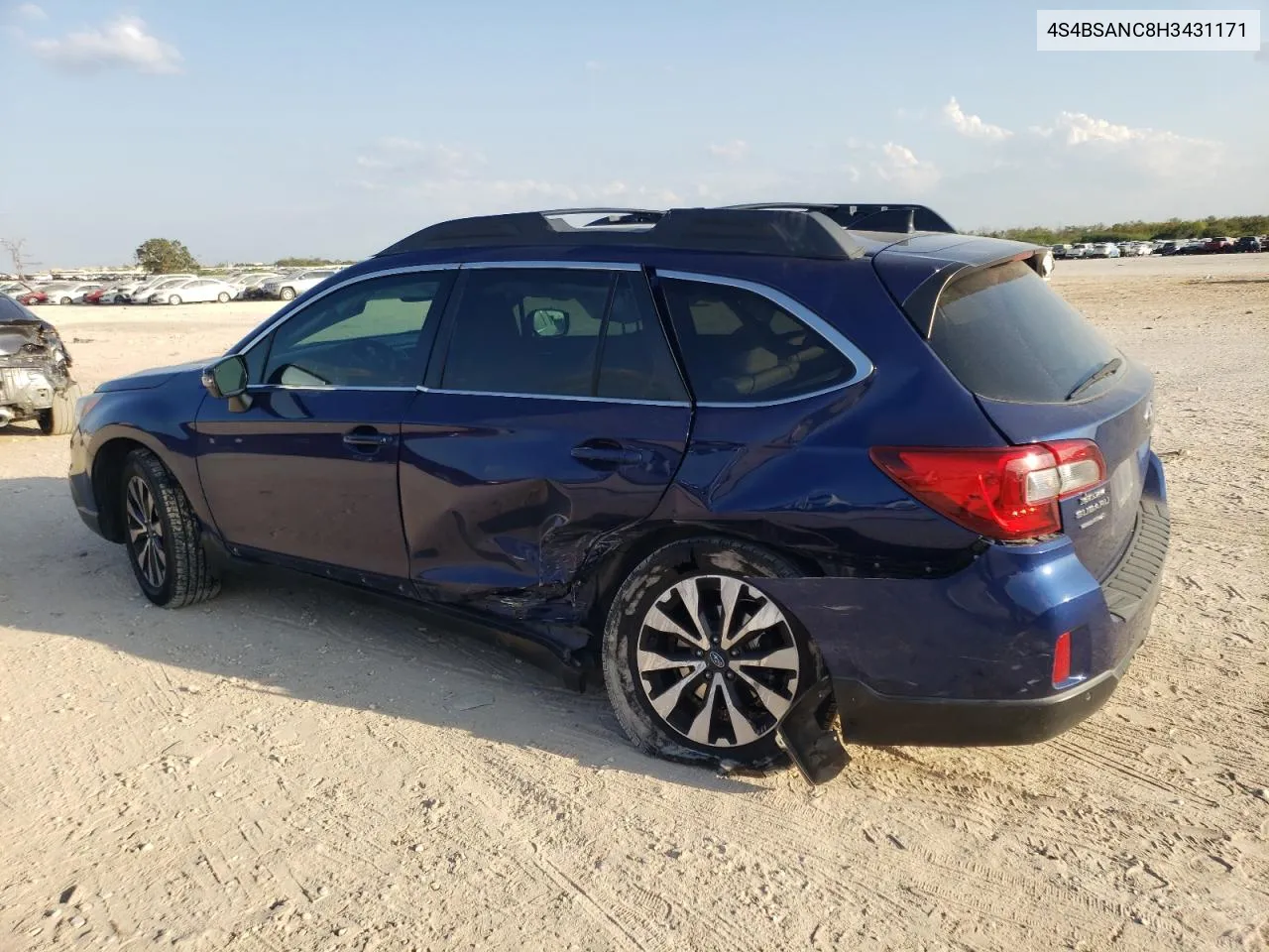 2017 Subaru Outback 2.5I Limited VIN: 4S4BSANC8H3431171 Lot: 79061964