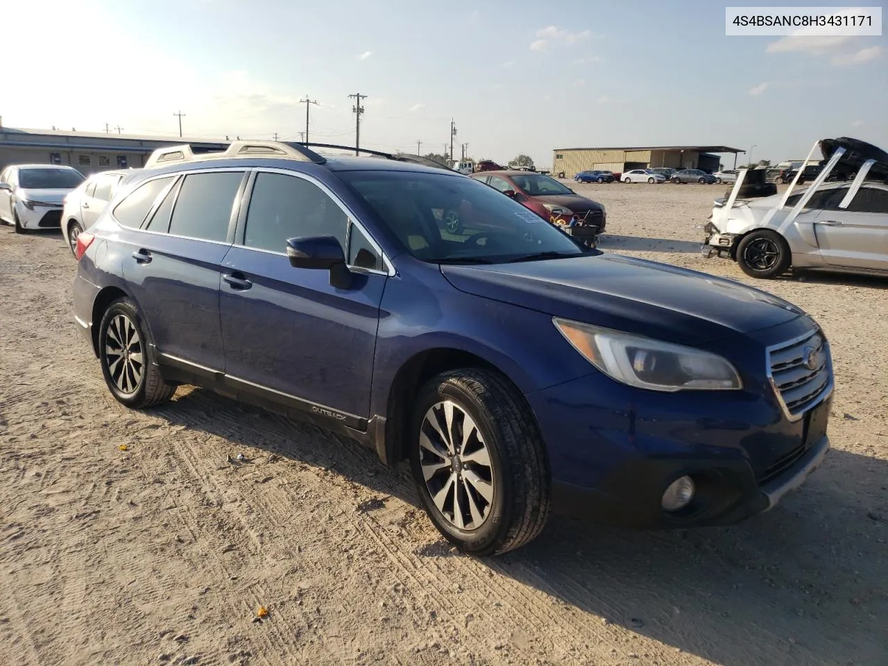 2017 Subaru Outback 2.5I Limited VIN: 4S4BSANC8H3431171 Lot: 79061964