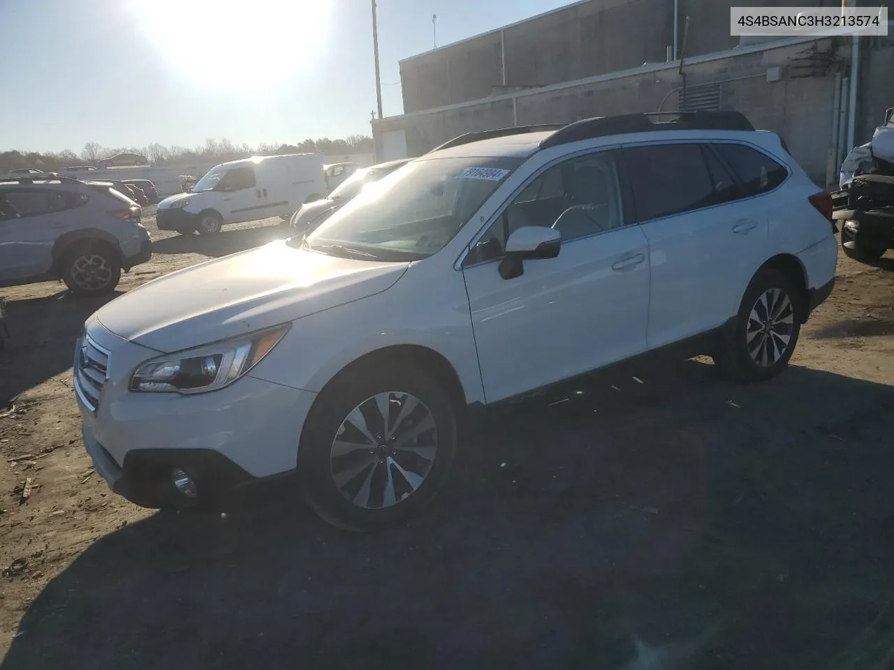 2017 Subaru Outback 2.5I Limited VIN: 4S4BSANC3H3213574 Lot: 79164984