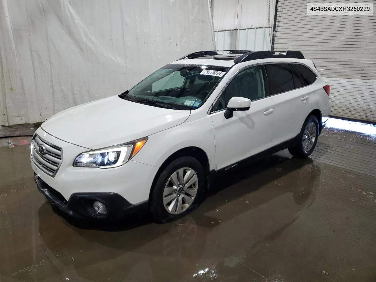 2017 Subaru Outback 2.5I Premium VIN: 4S4BSADCXH3260229 Lot: 79275394