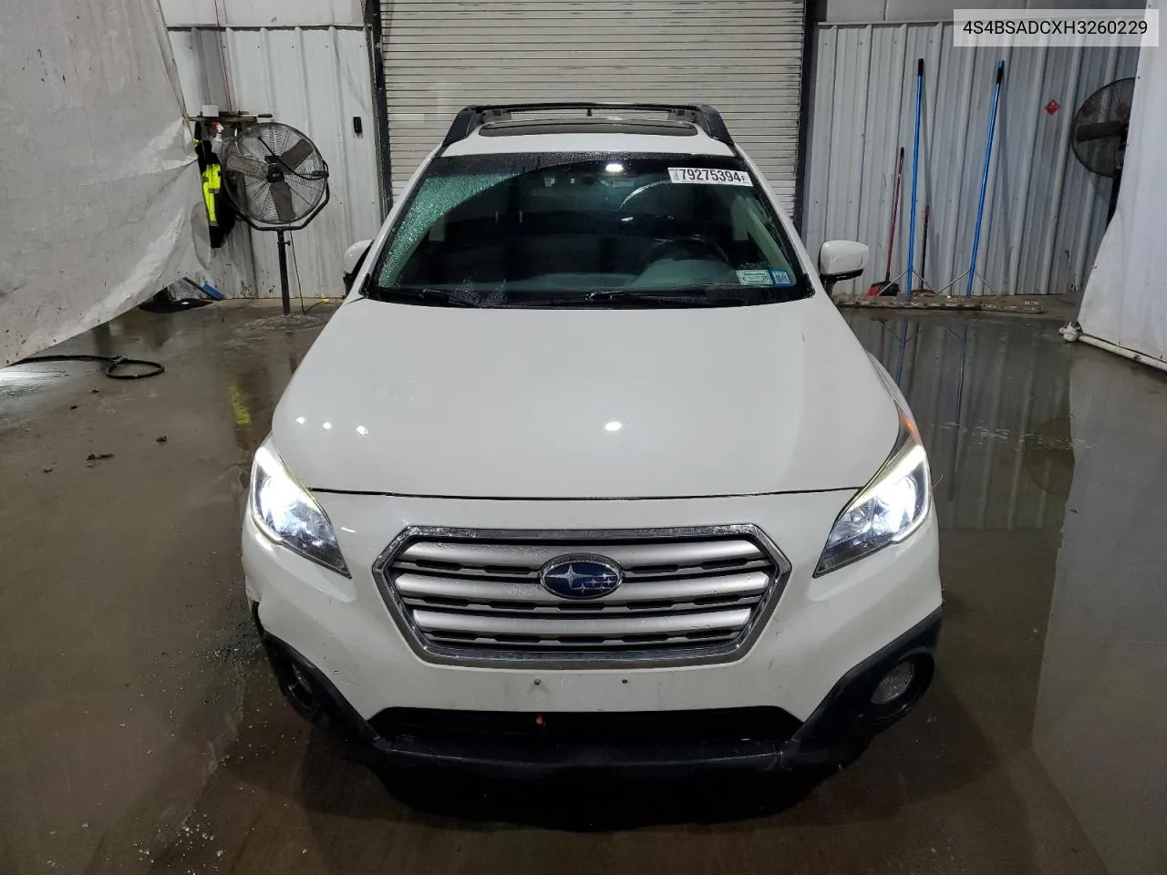 2017 Subaru Outback 2.5I Premium VIN: 4S4BSADCXH3260229 Lot: 79275394