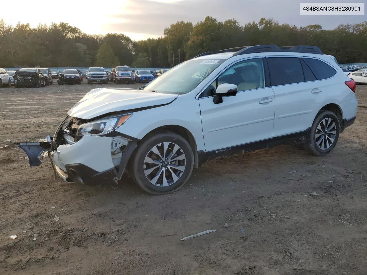 2017 Subaru Outback 2.5I Limited VIN: 4S4BSANC8H3280901 Lot: 79338984