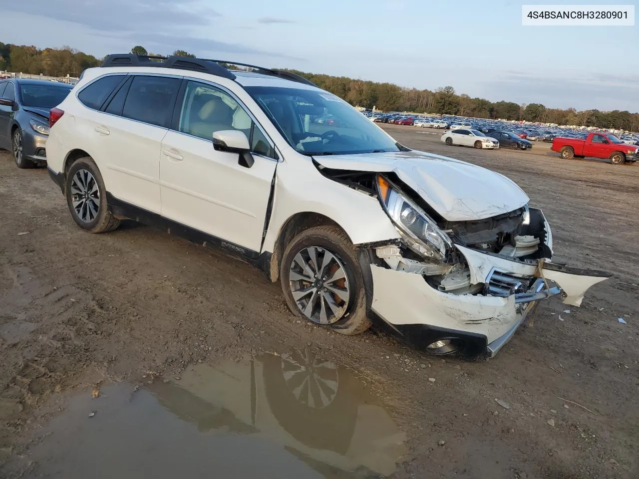 2017 Subaru Outback 2.5I Limited VIN: 4S4BSANC8H3280901 Lot: 79338984