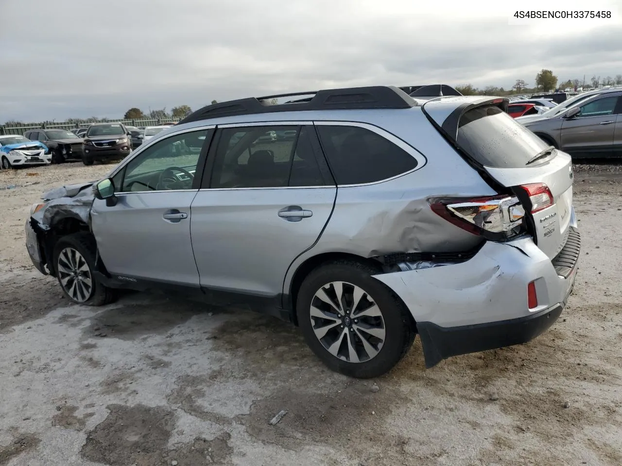 2017 Subaru Outback 3.6R Limited VIN: 4S4BSENC0H3375458 Lot: 79406174