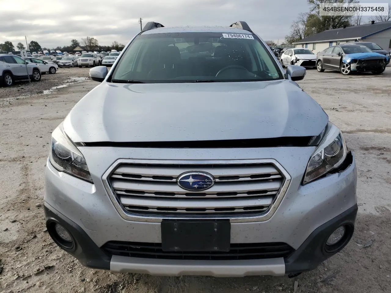 2017 Subaru Outback 3.6R Limited VIN: 4S4BSENC0H3375458 Lot: 79406174