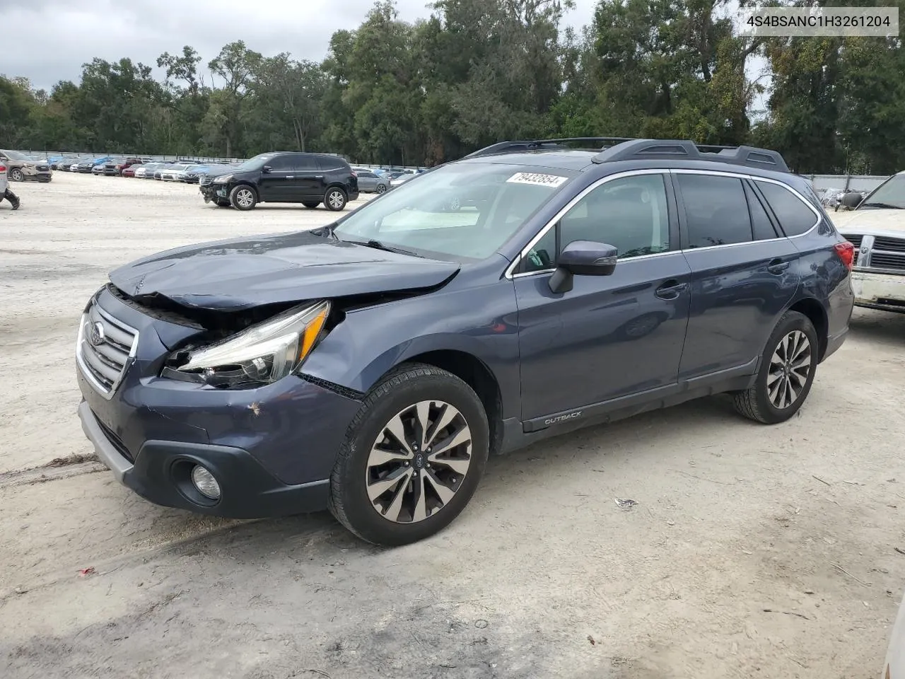 2017 Subaru Outback 2.5I Limited VIN: 4S4BSANC1H3261204 Lot: 79432854