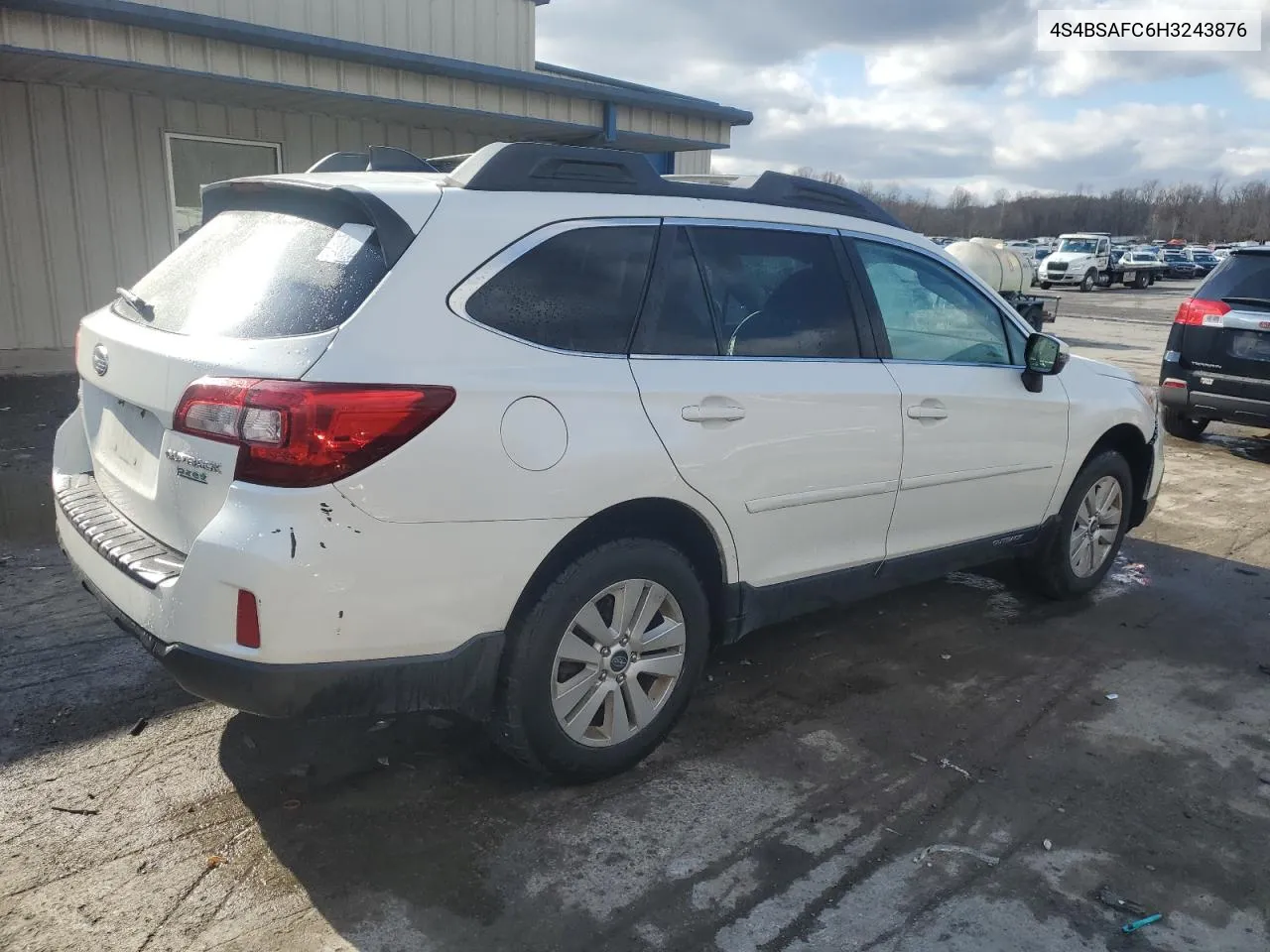 2017 Subaru Outback 2.5I Premium VIN: 4S4BSAFC6H3243876 Lot: 79590604