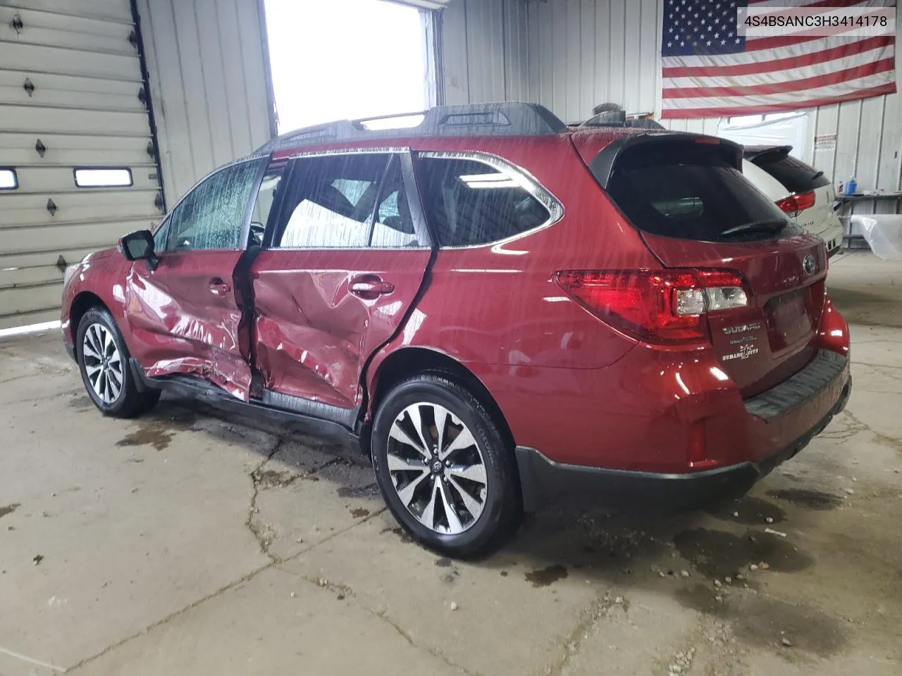 2017 Subaru Outback 2.5I Limited VIN: 4S4BSANC3H3414178 Lot: 79881264