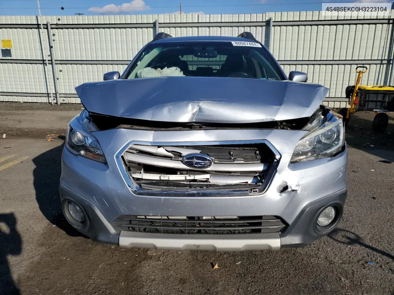 2017 Subaru Outback 3.6R Limited VIN: 4S4BSEKC0H3223104 Lot: 80087484