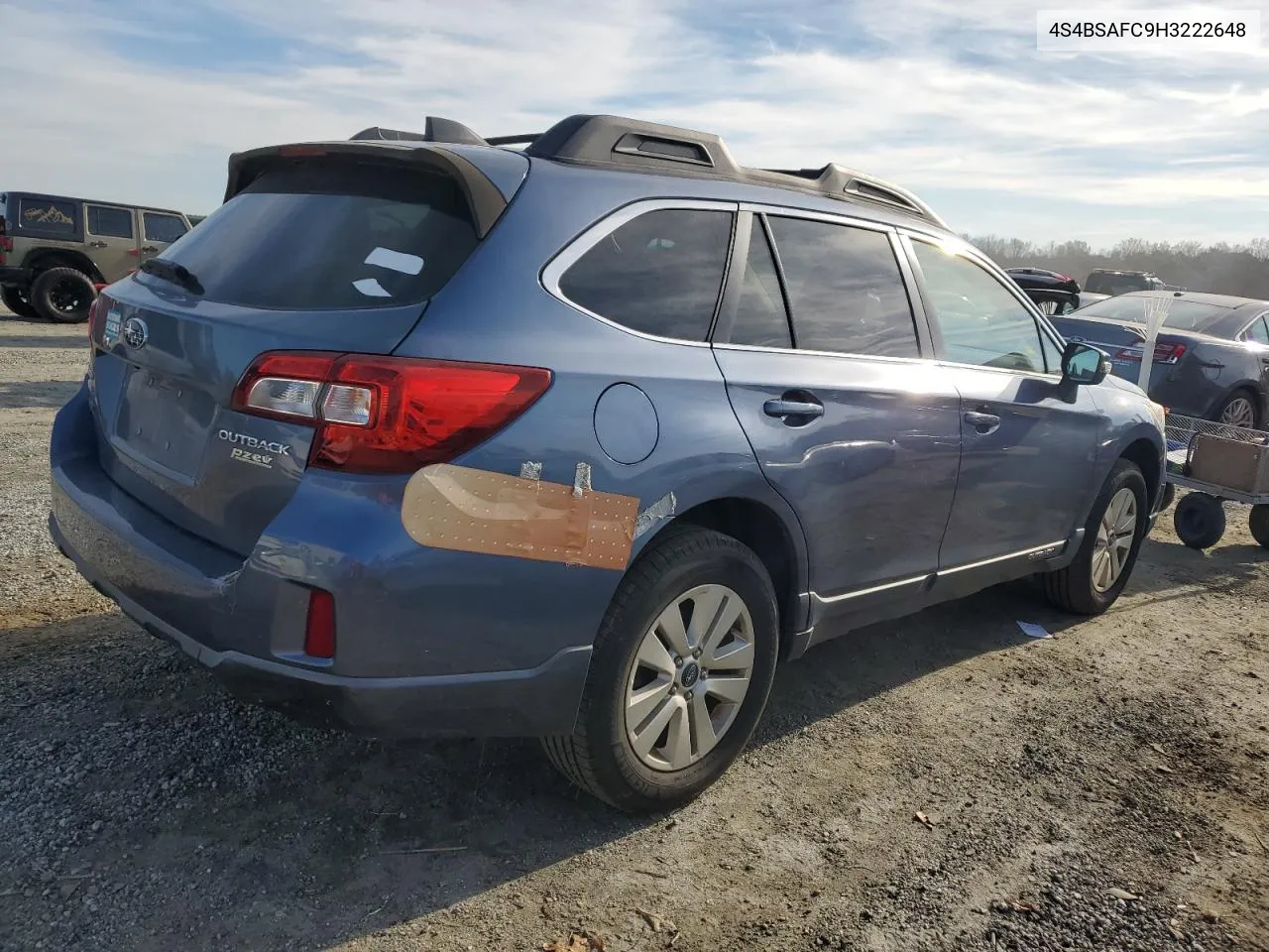 2017 Subaru Outback 2.5I Premium VIN: 4S4BSAFC9H3222648 Lot: 80158834