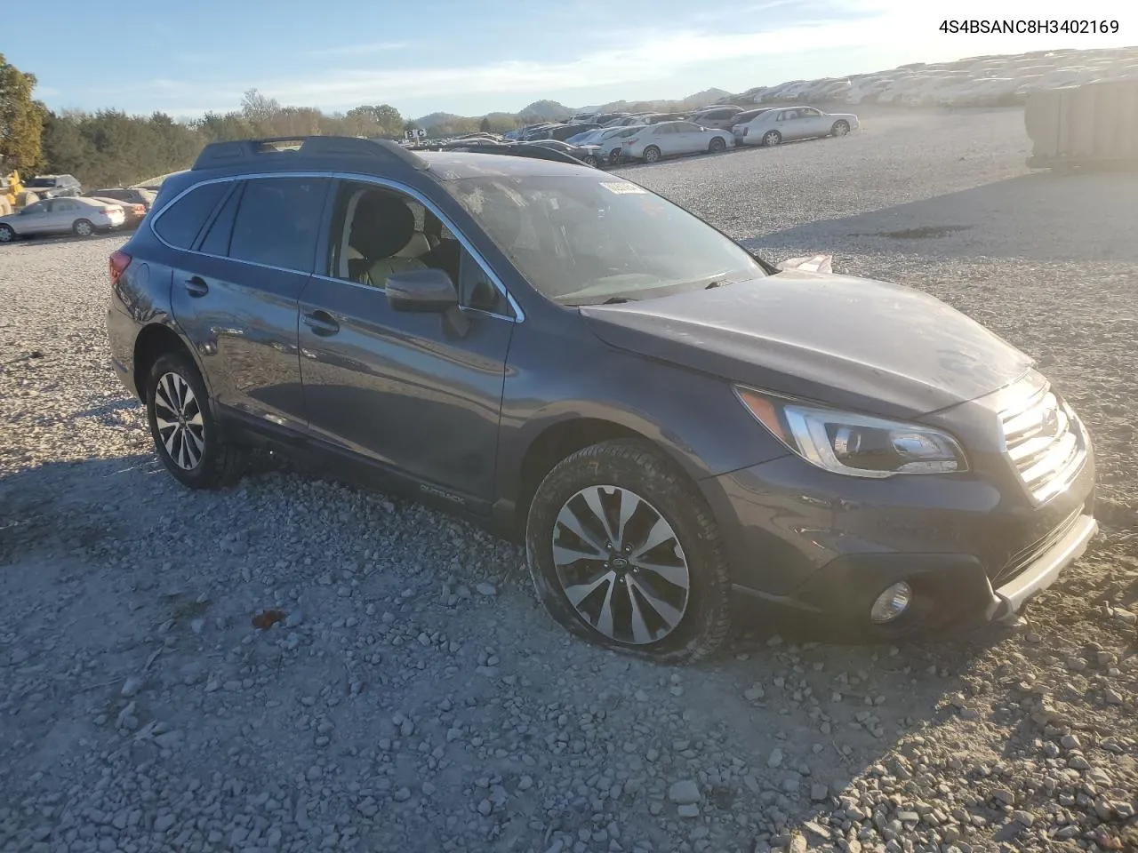 2017 Subaru Outback 2.5I Limited VIN: 4S4BSANC8H3402169 Lot: 80261054