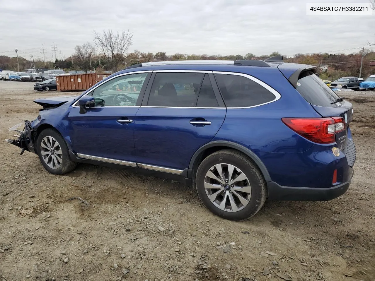 2017 Subaru Outback Touring VIN: 4S4BSATC7H3382211 Lot: 80351874