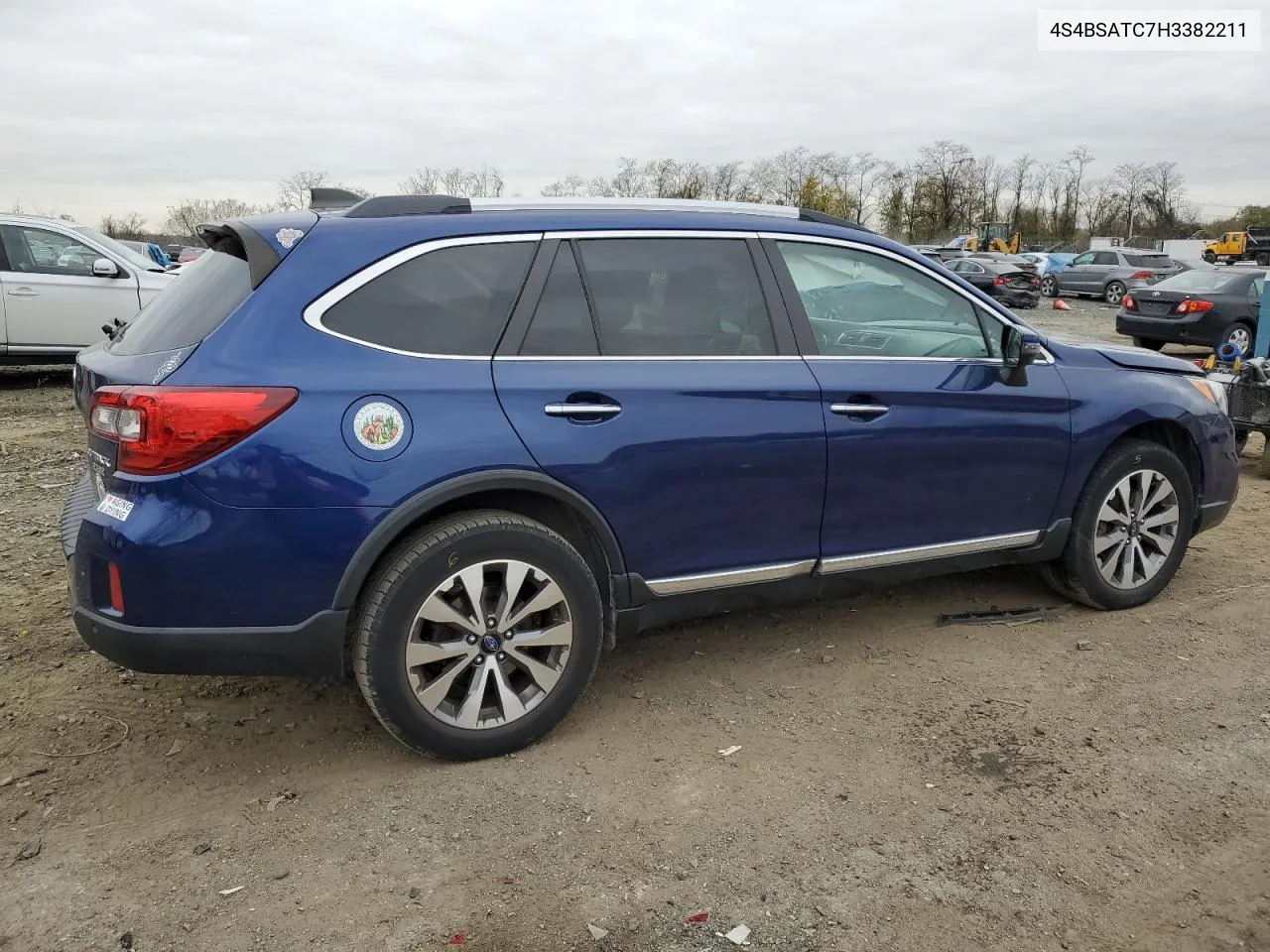 2017 Subaru Outback Touring VIN: 4S4BSATC7H3382211 Lot: 80351874