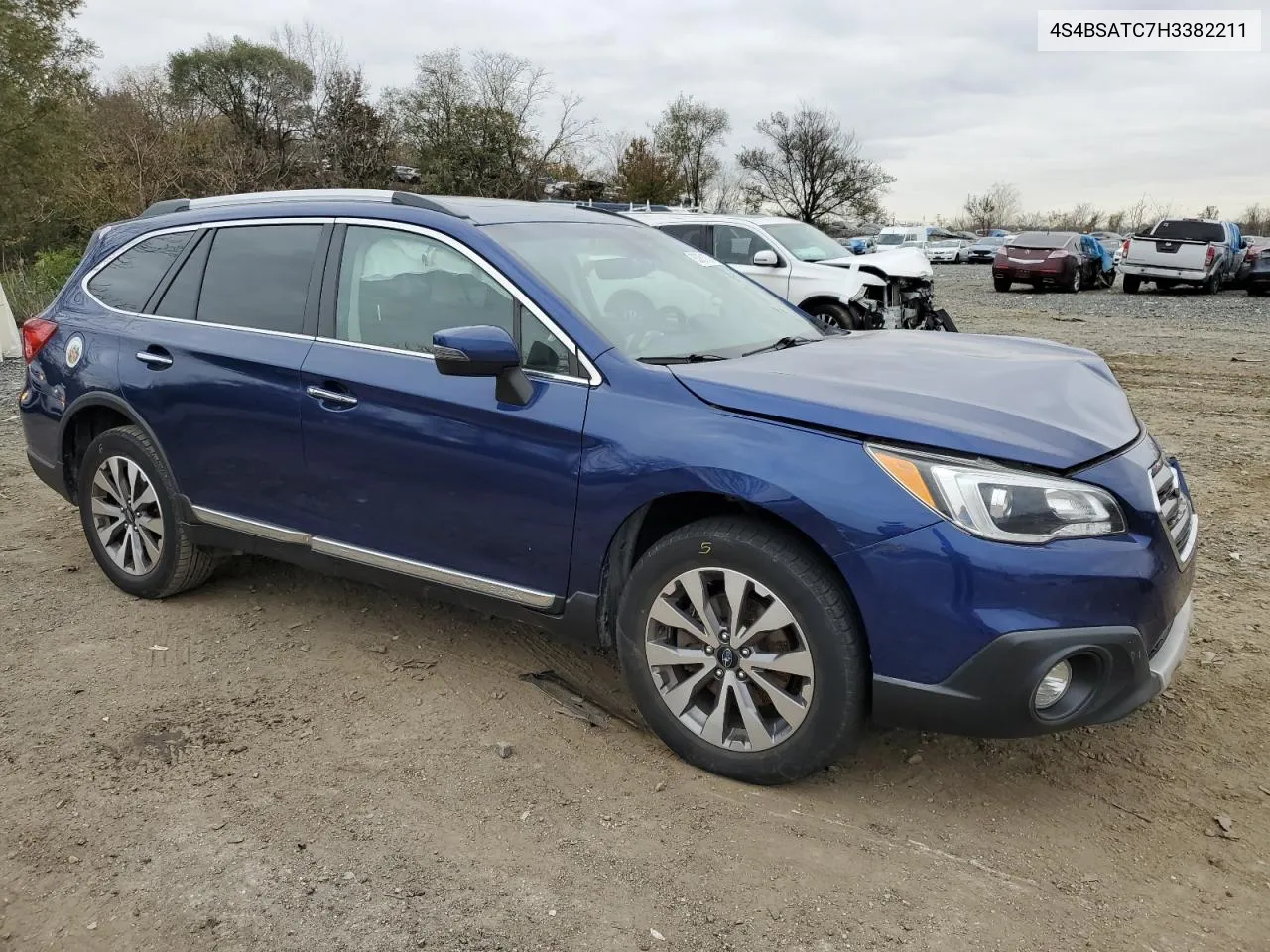 2017 Subaru Outback Touring VIN: 4S4BSATC7H3382211 Lot: 80351874