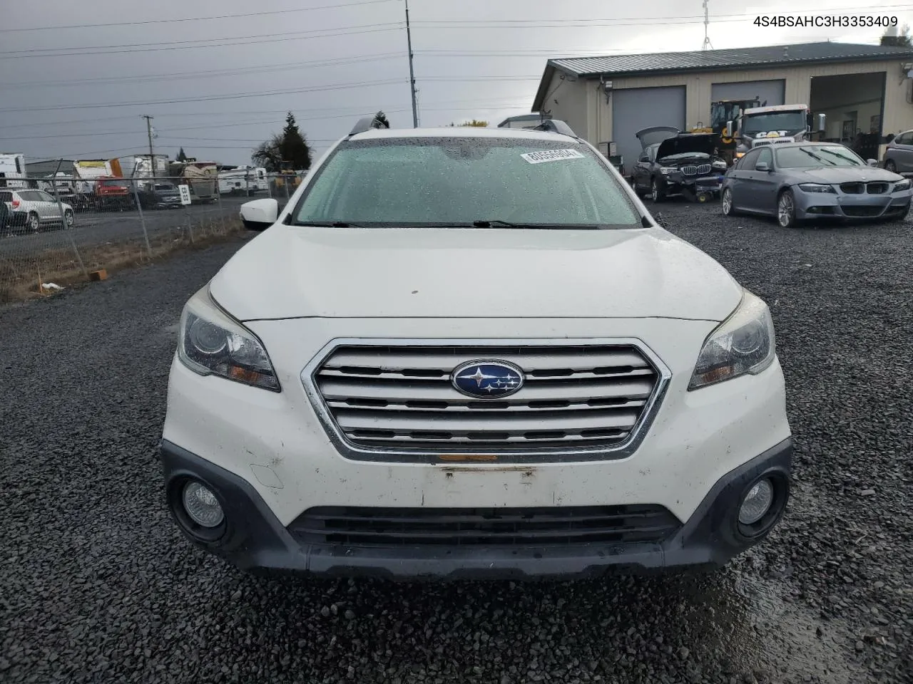 2017 Subaru Outback 2.5I Premium VIN: 4S4BSAHC3H3353409 Lot: 80556904