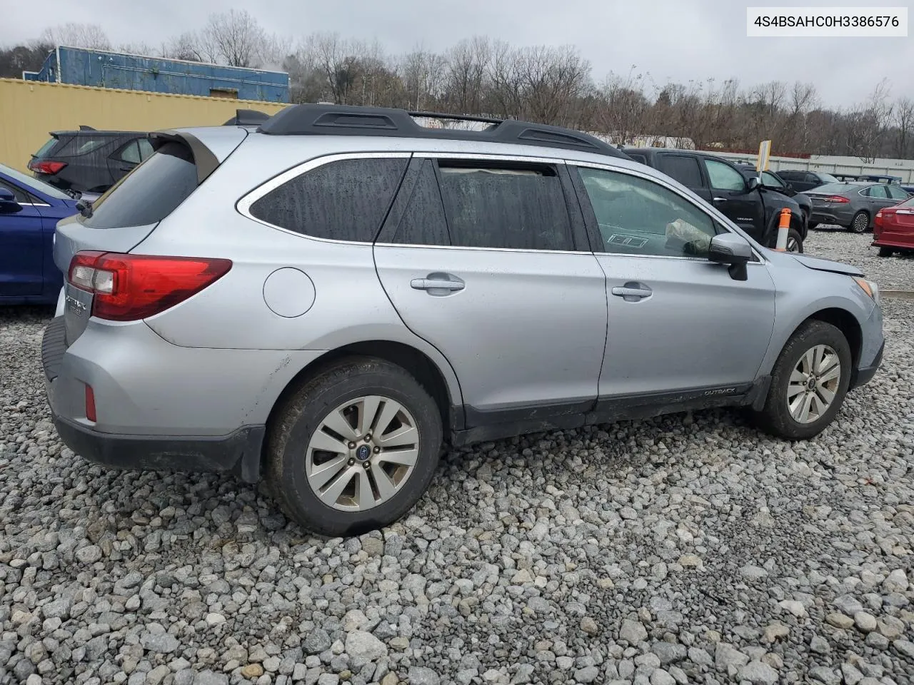 2017 Subaru Outback 2.5I Premium VIN: 4S4BSAHC0H3386576 Lot: 80958964