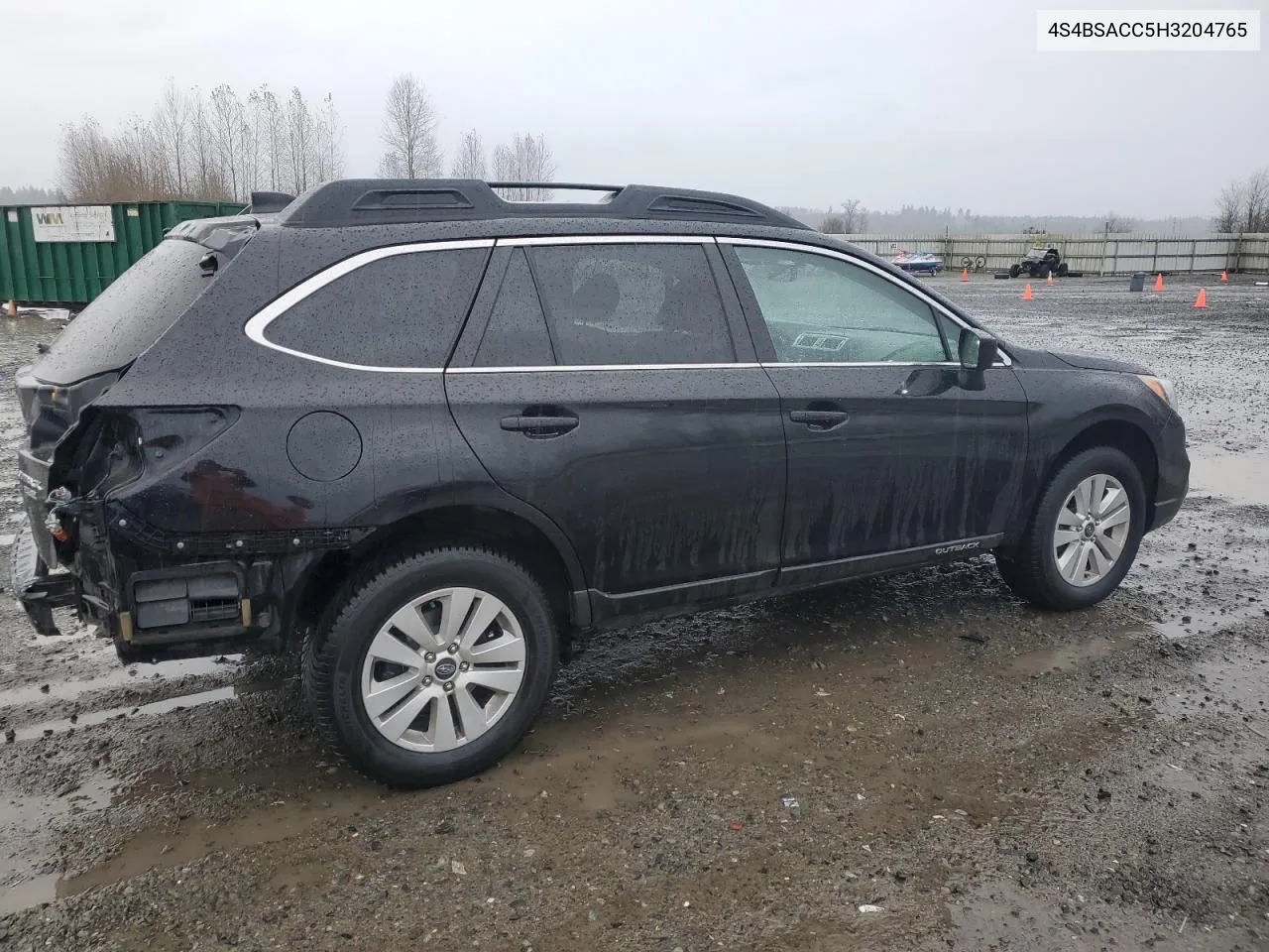 2017 Subaru Outback 2.5I Premium VIN: 4S4BSACC5H3204765 Lot: 80991554