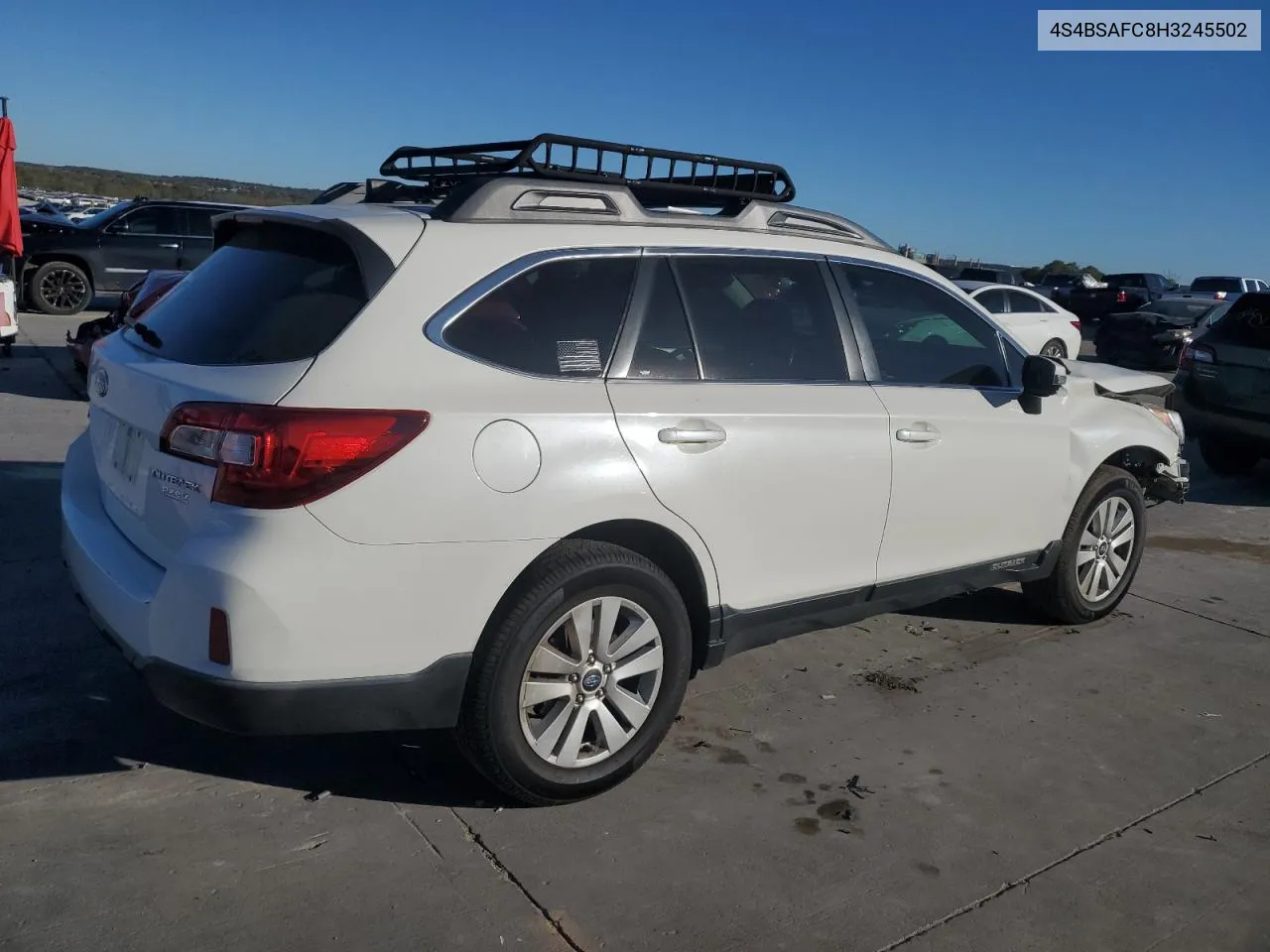 2017 Subaru Outback 2.5I Premium VIN: 4S4BSAFC8H3245502 Lot: 81147154