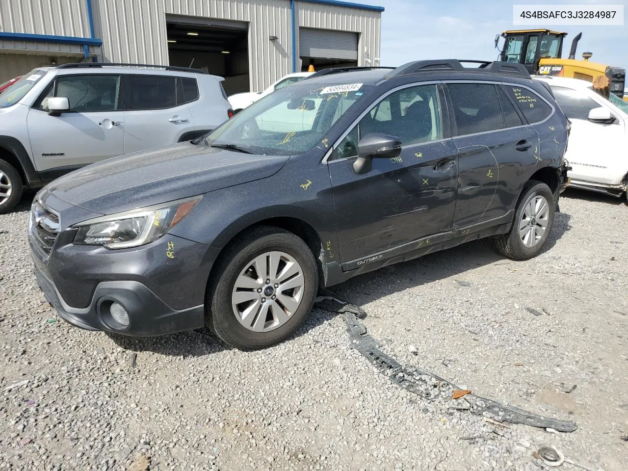 2018 Subaru Outback 2.5I Premium VIN: 4S4BSAFC3J3284987 Lot: 50894834