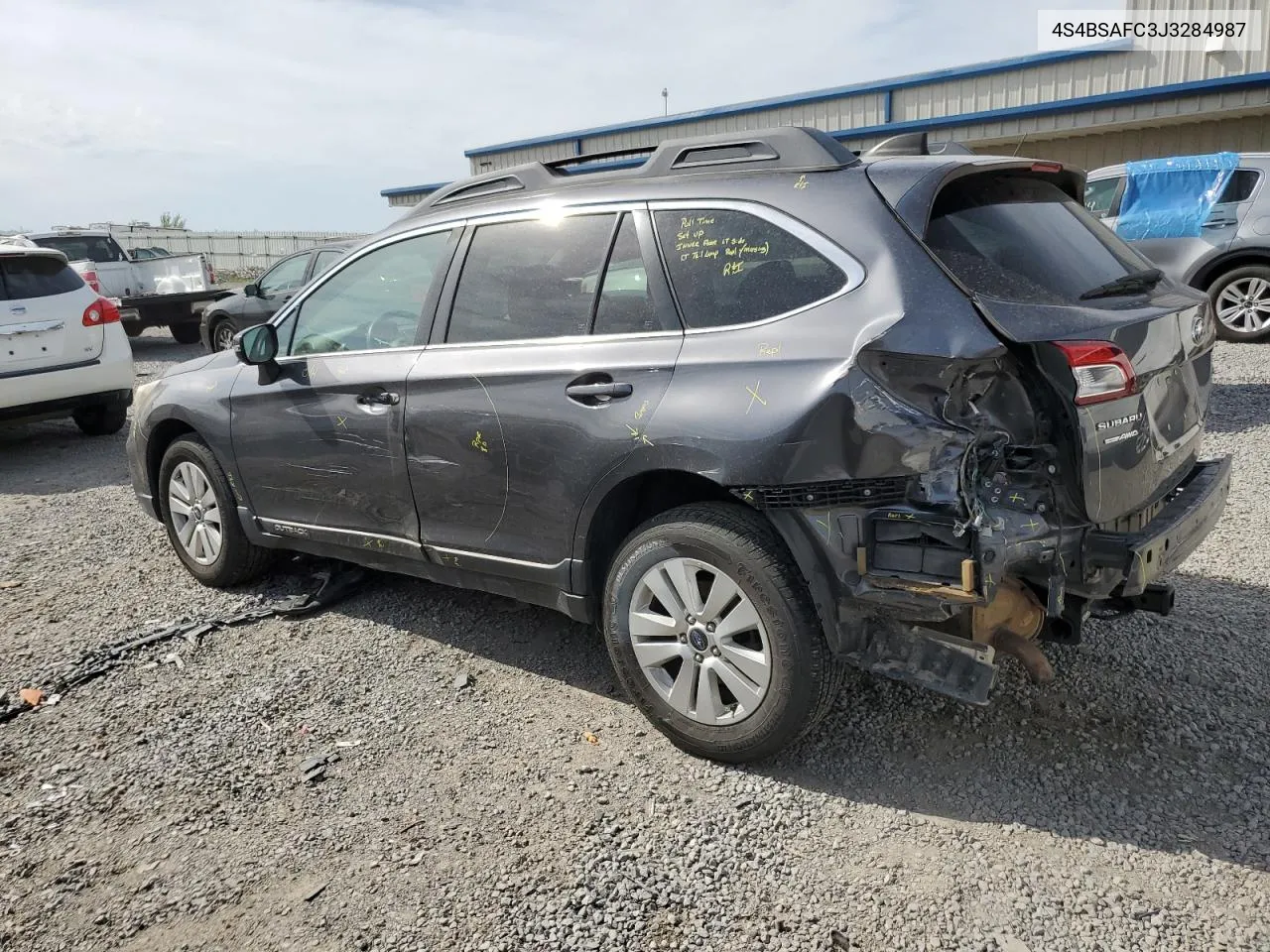 2018 Subaru Outback 2.5I Premium VIN: 4S4BSAFC3J3284987 Lot: 50894834